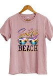 Salty Beach Sunglasses Short Sleeve Graphic Tee Unishe Wholesale