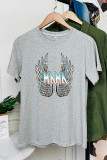 MAMA with Wings Short Sleeve Graphic Tee Unishe Wholesale