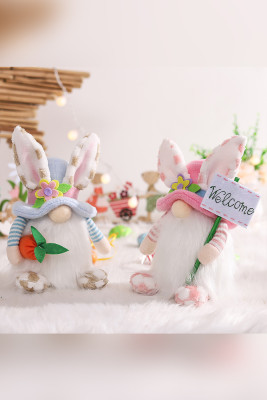 Easter's Day Decoration Rabbit Dwarf Doll Unishe Wholesale MOQ 5PCS