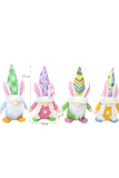 Easter's Day Decoration Colored Rabbit Doll Unishe Wholesale MOQ 5PCS