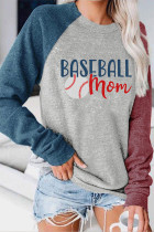 Baseball Mom Long Sleeve Graphic Tee UNISHE Wholesale