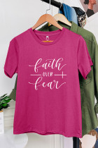 Faith Over Fear Short Sleeve Graphic Tee Unishe Wholesale 