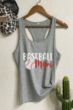Baseball Mom Printed Sleeveless Tank Top Unishe Wholesale