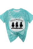 Yellowstone Dutton Ranch 3 Cowboys O-neck Short Sleeve Top Women UNISHE Wholesale