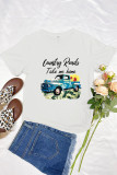 Country Road Take Me Home Print Short Sleeve Graphic Tee Unishe Wholesale