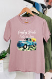 Country Road Take Me Home Print Short Sleeve Graphic Tee Unishe Wholesale
