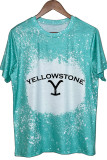 Yellowstone O-neck Short Sleeve Top Women UNISHE Wholesale