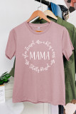 Blessed Stressed and a Mess MAMA  Short Sleeve Graphic Tee Unishe Wholesale