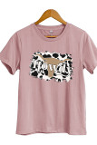 Howdy Western Cow Short Sleeve Graphic Tee Unishe Wholesale