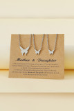 Mother & Daughter Butterfly Necklace Unishe Wholesale MOQ 5pcs