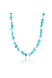 Blue Stone Pear Necklace Unishe Wholesale MOQ 5pcs