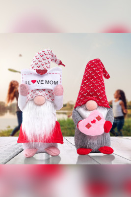 Mother's Day Decoration I Love Mom Design Dwarf Unishe Wholesale MOQ 3pcs