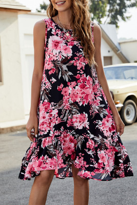 Floral Print Sleeveless Dress Unishe Wholesale