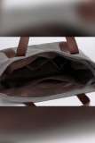PU Leather Two Straps Tote Bag Unishe Wholesale MOQ3PCS