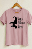 Spooky Witch Short Sleeve Graphic Tee Unishe Wholesale