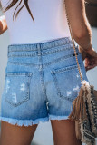  Distressed Ripped High Waist Jeans Shorts Unishe Wholesale