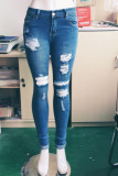 Ripped Slim Pencil Jeans Unishe Wholesale