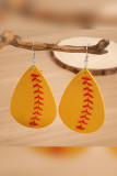 Baseball Print Eardrop Earrings Unishe Wholesale MOQ 5pcs