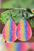 Colorful Sequined Eardrop Earrings Unishe Wholesale MOQ 5pcs