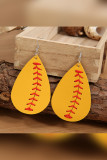 Baseball Print Eardrop Earrings Unishe Wholesale MOQ 5pcs