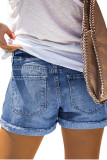 Daisy Ripped Jeans Shorts Unishe Wholesale