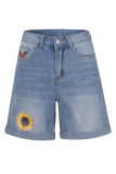 High Waist Daisy Jeans Shorts Unishe Wholesale