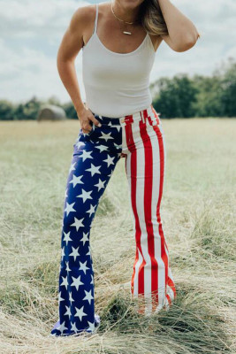 Family Matching American Flag Flare Pants Unishe Wholesale