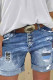 Washed High Waist Jeans Shorts Unishe Wholesale