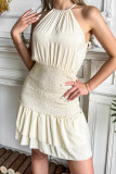 Blank Halter Sleeveless Mini Dress Unishe Wholesale
