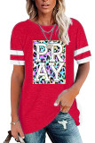 Pray Colorful Leopard Graphic Tee Unishe Wholesale