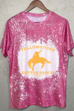 Yellowstone Shirt Print Graphic Tee Unishe Wholesale