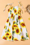 Family Matching Sunflowers Print Dress Unishe Wholesale