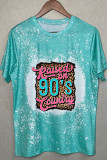 Raised On 90's Country Leopard Graphic Tee Unishe Wholesale