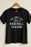 Baseball Season Print Graphic Tee
