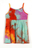 Tie Dye Print Mother-daughter Loose Slip Dress Unishe Wholesale