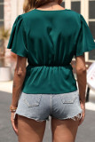 Green Short Sleeves Shirt Unishe Wholesale