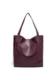 Large Capacity Solid Color Tote Bag Unishe Wholesale MOQ 3PCS