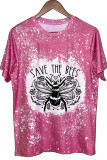 Save The Bees Floral Graphic Tee Unishe Wholesale