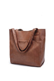Large Capacity Solid Color Tote Bag Unishe Wholesale MOQ 3PCS