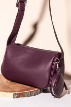 Solid Color PU Leather Hand Bag With Purse Unishe Wholesale MOQ 3PCS