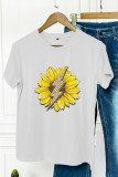 Sunflower Lightning Bolt Graphic Tee Unishe Wholesale