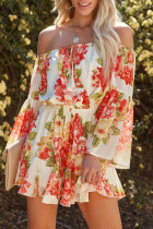 Floral Print Off Shoulder Dress Unishe Wholesale