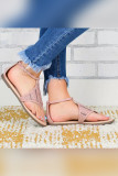Summer Hollowout  Flat Sandals Unishe Wholesale