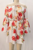 Floral Print Off Shoulder Dress Unishe Wholesale