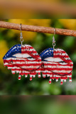 US Flag Lips Earring Unishe Wholesale 