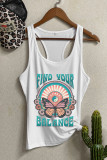 Find Your Balance，Butterfly Tank Top Unishe Wholesale