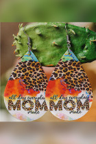 Leopard MOM Earrings Unishe Wholesale