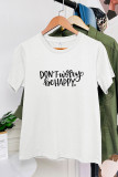 Don't Worry Be Happy Print Graphic Tee Unishe Wholesale
