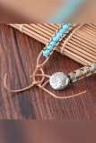 Boho Crystals and Stones Wrapped Bracelet MOQ 3pcs