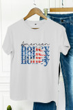 American Honey Grunge Flag Graphic Tee Unishe Wholesale